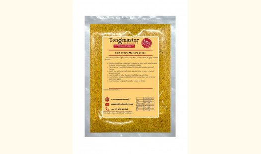 Split Yellow Mustard Seeds (Rai Kuria) - 1kg